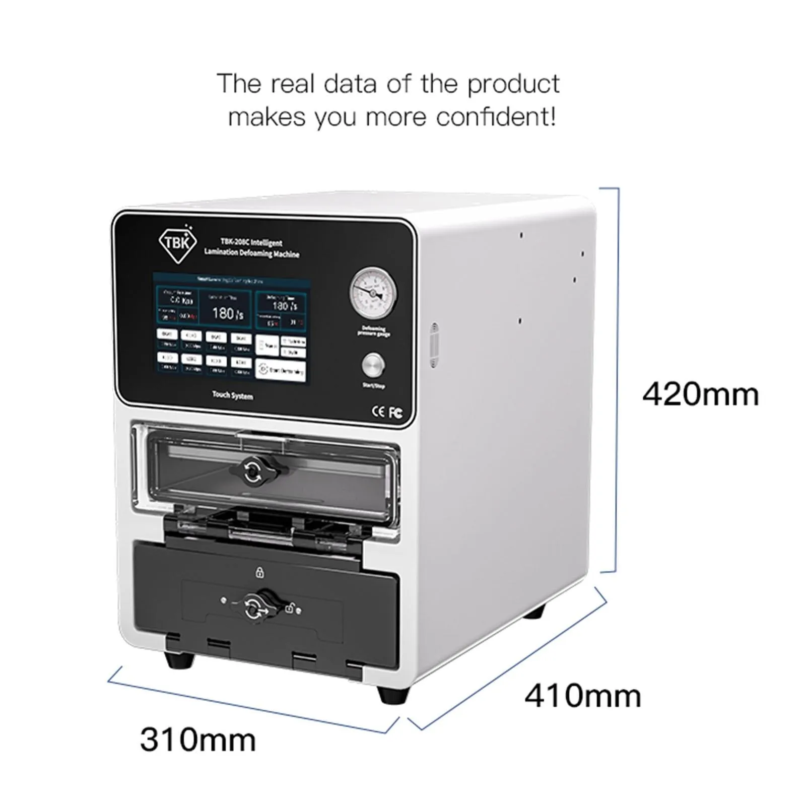 15 Curved Screen Laminating and Defoaming Machine Au Plug