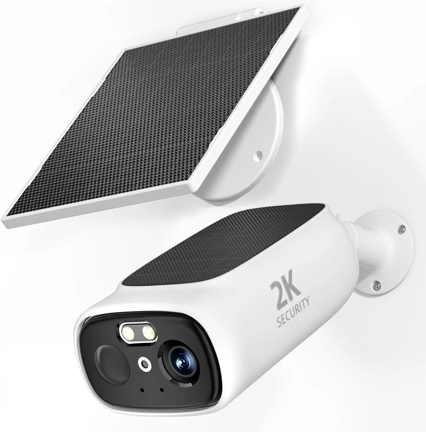 2.4G/5G WiFi Cameras for Home Security, 2K Solar Camera Outdoor Wireless, Color Night Vision Spotlight Camera with 130Wide View2-Way Audio, IP66, Cloud/SD, AI Detection, Works Alexa/Google Home