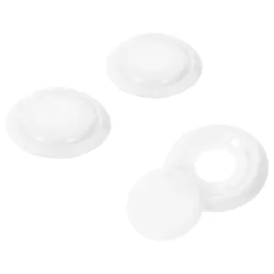 3Pcs Laptop Webcam Cover Round Notebook Privacy Cover Camera Slide Blocker Smartphone Webcam Sticker Privacy Shutter for Phone Tablet Computer, white