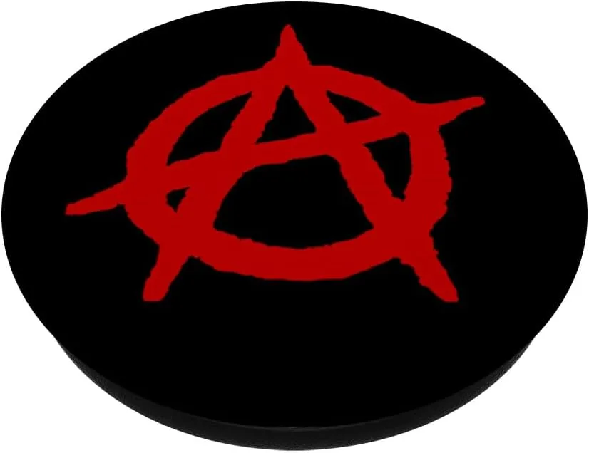 Anarchy Pop Socket PopSockets PopGrip: Swappable Grip for Phones & Tablets PopSockets Standard PopGrip