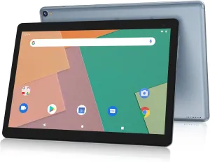 Android 12 Tablet, 10 inch Tablets, 4GB 32GB Computer Tablet Support 1TB Expand, 2MP   8MP Camera, IPS Screen, WiFi, Bluetooth, 6000mAh, Google GMS Certified Tableta