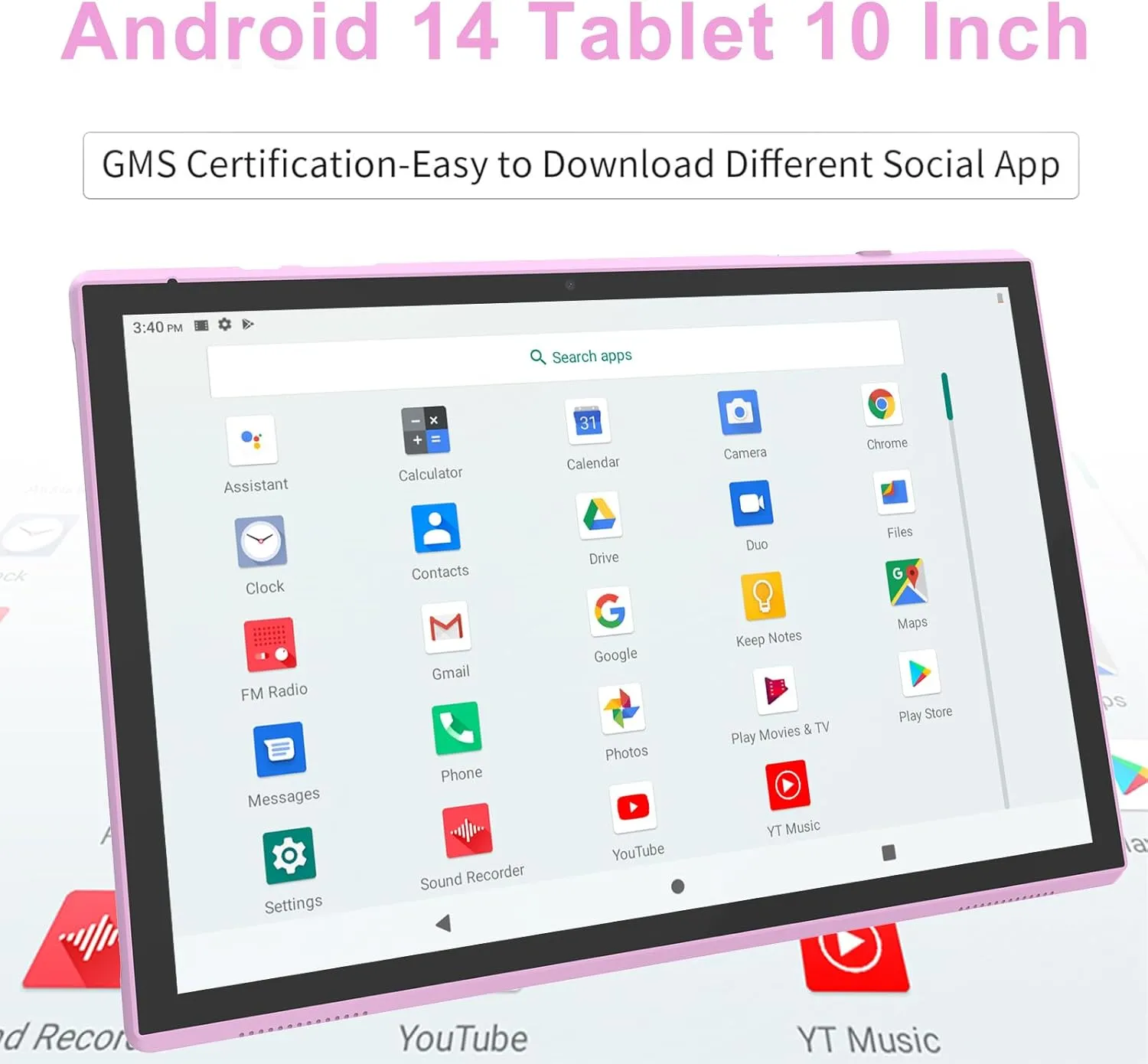 Android Tablet 10 Inch Tablet With Case Screen Stylus Android 14 Tablets 6GB RAM 32GB ROM Support 1TB Expansion 6000mah Battery 10.1" IPS HD Touchscreen 2MP 8MP Dual Camera WIFI-6 Bluetooth5.0 Tablets