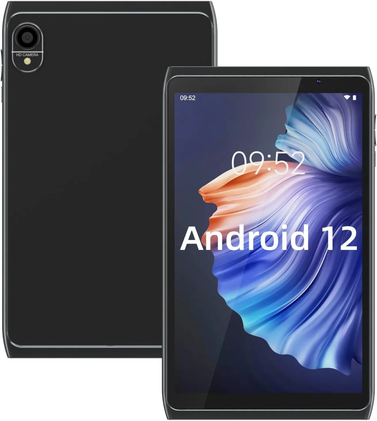 Android Tablet 8 inch, Android 12.0 Tableta 32GB Storage 1024GB SD Expansion Tablets PC, Quad-core Processor 2GB RAM 1280x800 IPS HD Touchscreen Dual Camera Tablets, Support WiFi6, BT 4300 mAh Battery