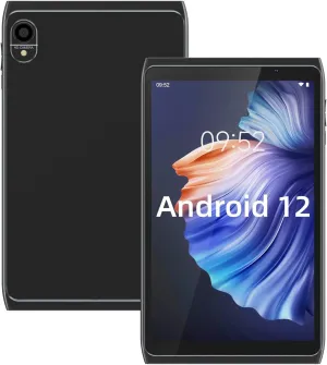 Android Tablet 8 inch, Android 12.0 Tableta 32GB Storage 1024GB SD Expansion Tablets PC, Quad-core Processor 2GB RAM 1280x800 IPS HD Touchscreen Dual Camera Tablets, Support WiFi6, BT 4300 mAh Battery