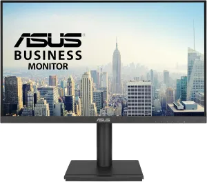 ASUS 24 1080P Business Monitor (VA24DQFS) - IPS, Frameless, 100Hz, 1ms, Adaptive-Sync, HDMI, DisplayPort, VGA, for Working and Gaming, Ergonomic Design, Blue Light Filter, Flicker Free, 3 yr warranty