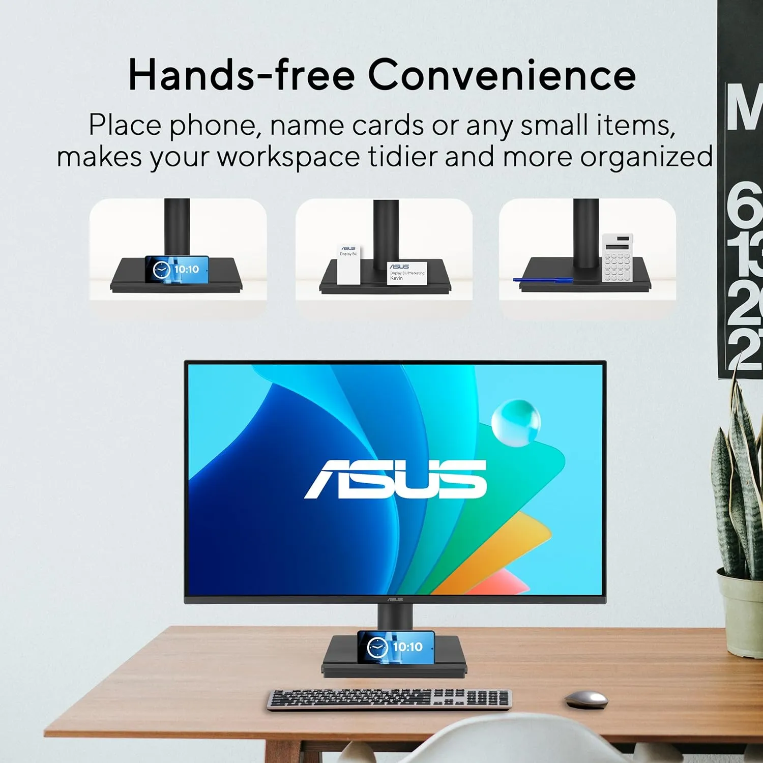 ASUS 24 (23.8-inch viewable) 1080P VA249HG Eye Care Monitor  IPS, Full HD, 99% sRGB, Frameless, 120Hz, Adaptive-Sync, 1ms, HDMI, VGA, Low Blue Light, Flicker Free, Wall Mountable, 3 yr Warranty