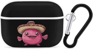 Blobfish Deep Sea Fish Earbud Case Bluetooth Headphone Case Full Protective Case with Keychain Compatible with Airpods Pro White-Style