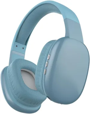 Bluetooth Headphones, Headphones Wireless Bluetooth V5.3, Over Ear Headphones HiFi Elvish Ears for Smartphone Computer Laptop (Blue)