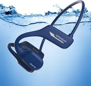 Bone Conduction Headphones Bluetooth Open Ear Running Headphones Wireless Bone Conduction Head Set Waterproof Headphones for Swimming Bluetooth Underwater Inductivv Bone Conduction Headphones