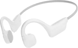 Bone Conduction Headphones Open Ear Headphones Bone Conduction Headphones Bluetooth 5.2 Ipx5 Water Resistant Open Ear Headphones Wireless Bluetooth Bone Conduction Earbuds Sports Cycling white