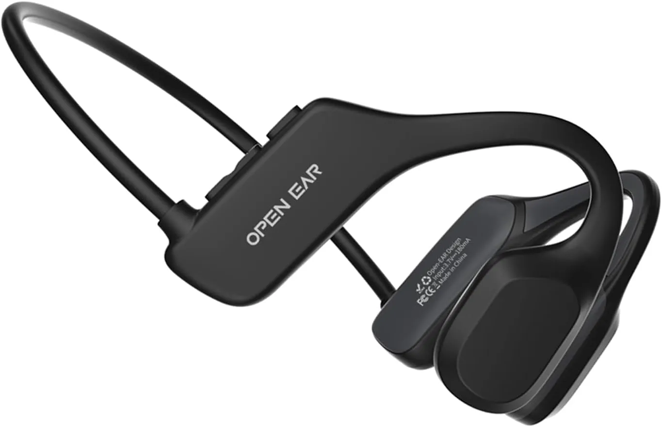Bone Conduction Headphones Wireless Headphones Open Ear Bone Conduction Earbuds Bluetooth 5.2 Open Ear Headphones Sports Earphones With Mic Ipx5 Waterproof For Running Driving Cycling Hiking