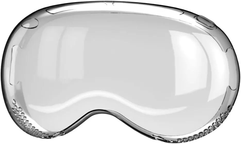 Case compaitble with Vision Pro VR Headset Case TPU Protective Cover Case Accessories for Vision Pro VR Glasses. (Transparent)