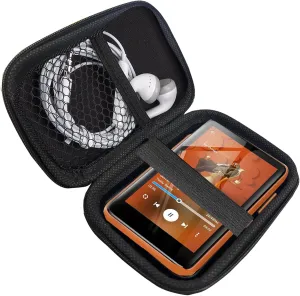 Compatible with HiBy R1 Case, Lamshaw Durable EVA Carrying Case, Shockproof & Lightweight Protective Cover Compatible for HiBy R1 HiFi MP3 Player (Black)