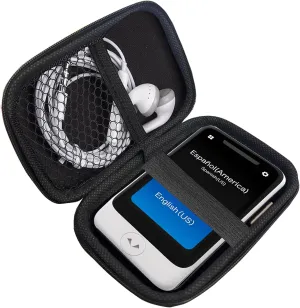 Compatible with POCKETALK S2 Plus Case, Durable EVA Carrying Case, Shockproof & Lightweight Protective Cover Compatible for POCKETALK S2 Plus (Black)