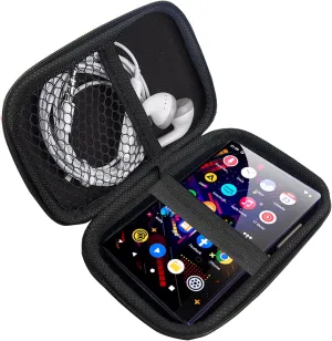 Compatible with YEOODOP MP3 Player Case, Lamshaw Durable EVA Carrying Case, Shockproof & Lightweight Protective Cover Compatible for YEOODOP 4.7" A1 Mp3 Player (Black)