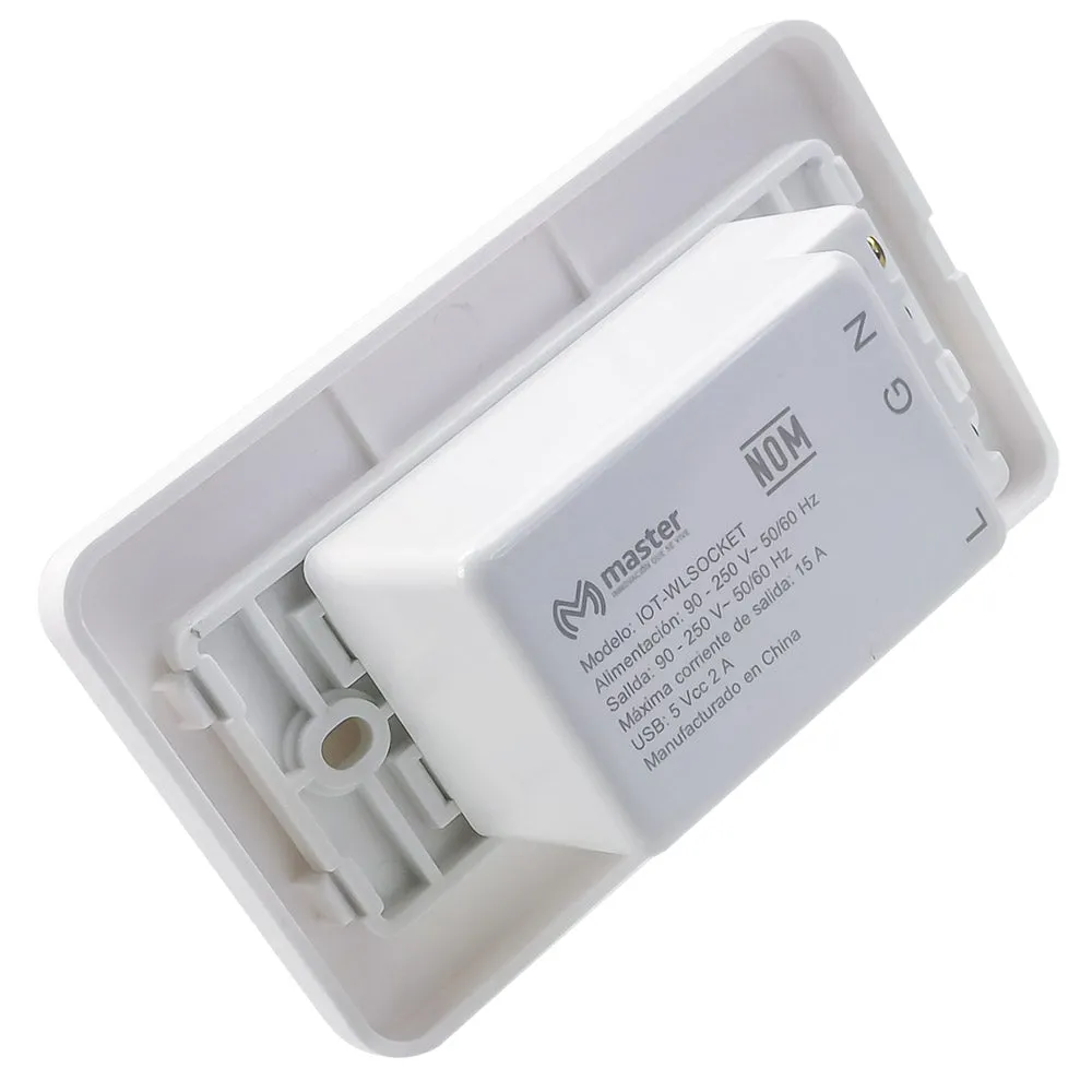 Contacto WiFi de pared | IOT-WLSOCKET
