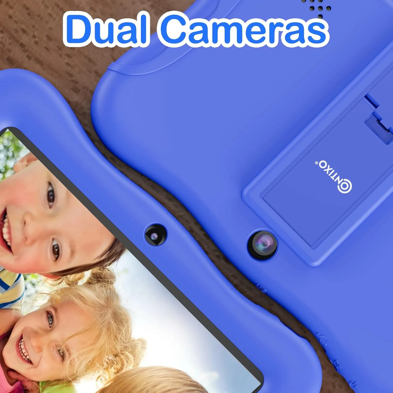 Contixo 7" Kids Tablet - 32GB Android Learning Tablet w/Exclusive 50  Disney Storybooks (Value $200), WiFi, Parental Controls, Kid-Proof Case & Kickstand, Educational Apps for Ages 3-10 - Dark Blue