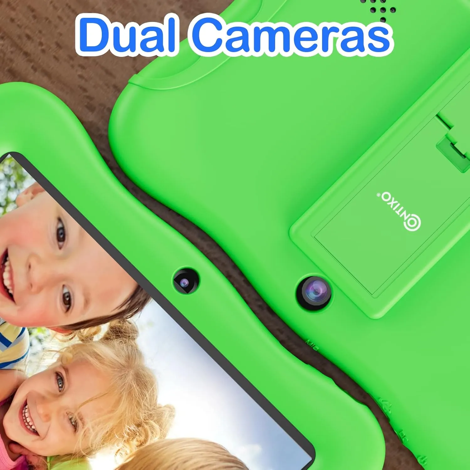 Contixo 7" Kids Tablet - 32GB Android Learning Tablet w/Exclusive 50  Disney Storybooks (Value $200), WiFi, Parental Controls, Kid-Proof Case & Kickstand, Educational Apps for Ages 3-10 - Green