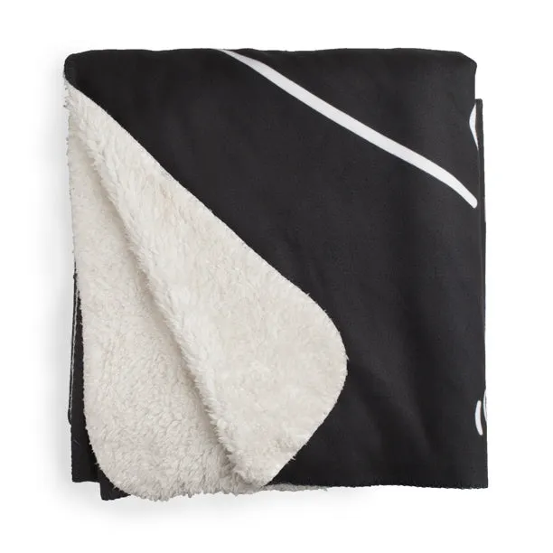 Customizable Fleece Sherpa Blanket