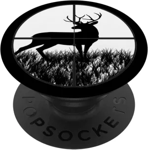 Deer Hunting Crosshair PopSockets PopGrip: Swappable Grip for Phones & Tablets PopSockets Adhesive PopGrip
