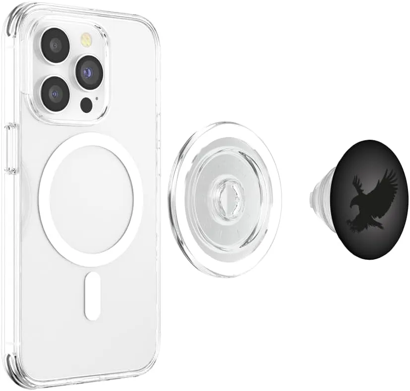 Eagle Pop Socket PopSockets PopGrip: Swappable Grip for Phones & Tablets PopSockets PopGrip for MagSafe