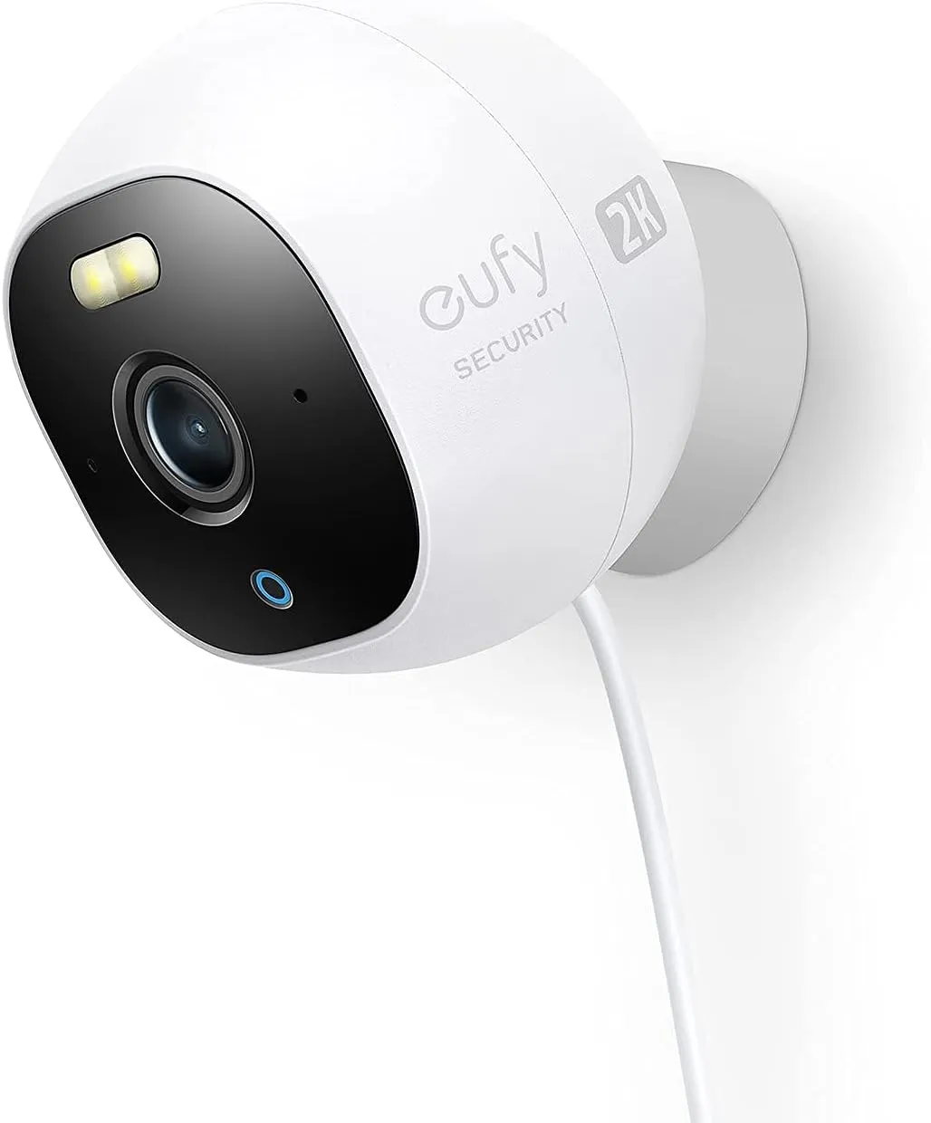 eufy Security Outdoor Cam E220, All-in-One Outdoor Security Camera with 2K Resolution, Spotlight, Color Night Vision, No Monthly Fees, Wired Camera, IP67 Weatherproof, Motion Only Alert