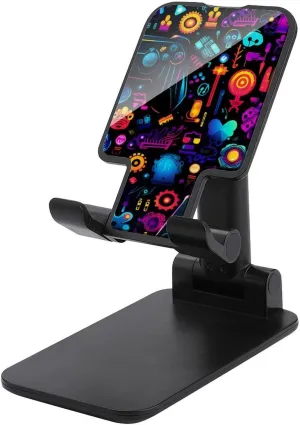Gaming Gamepad Cell Phone Stand Foldable Phone Holder Tablet Holder Mount for Offce Desktop