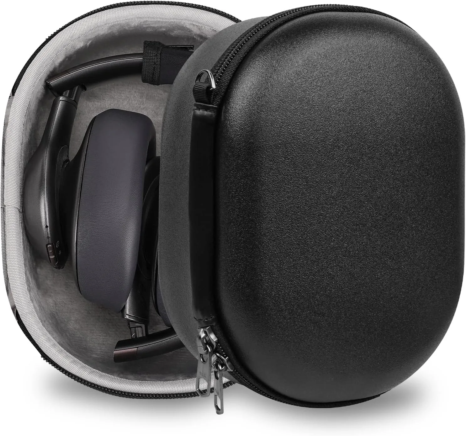Geekria PRO Rugged Headphones Case Compatible with JBL Tune 770NC/750NC, Everest 750NC, E65 BTNC, Hard Shell, Durable, Multi-Layer Protection Travel Carrying Bag (Black)