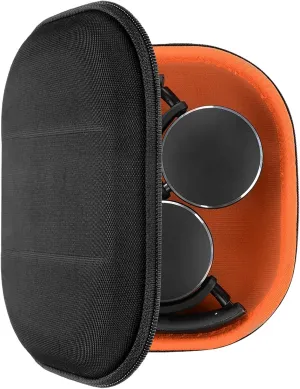 Geekria Shield Headphones Case Compatible with AKG Y55, Y50BT, Y50, Y500, Y45BT, Y400BT, Y400, Y40, Y30, N60NCBT Case, Replacement Hard Shell Travel Carrying Bag with Cable Storage (Black)