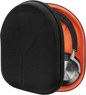 Geekria Shield Headphones Case Compatible with B&O Beoplay HX, H95, H9 3rd Gen, H 8, H8i, H7, Portal Gaming, Replacement Hard Shell Travel Carrying Bag with Cable Storage (Black)