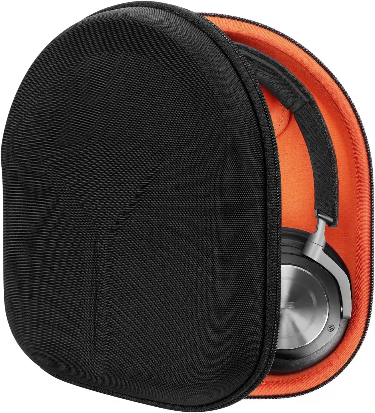 Geekria Shield Headphones Case Compatible with B&O Beoplay HX, H95, H9 3rd Gen, H 8, H8i, H7, Portal Gaming, Replacement Hard Shell Travel Carrying Bag with Cable Storage (Black)