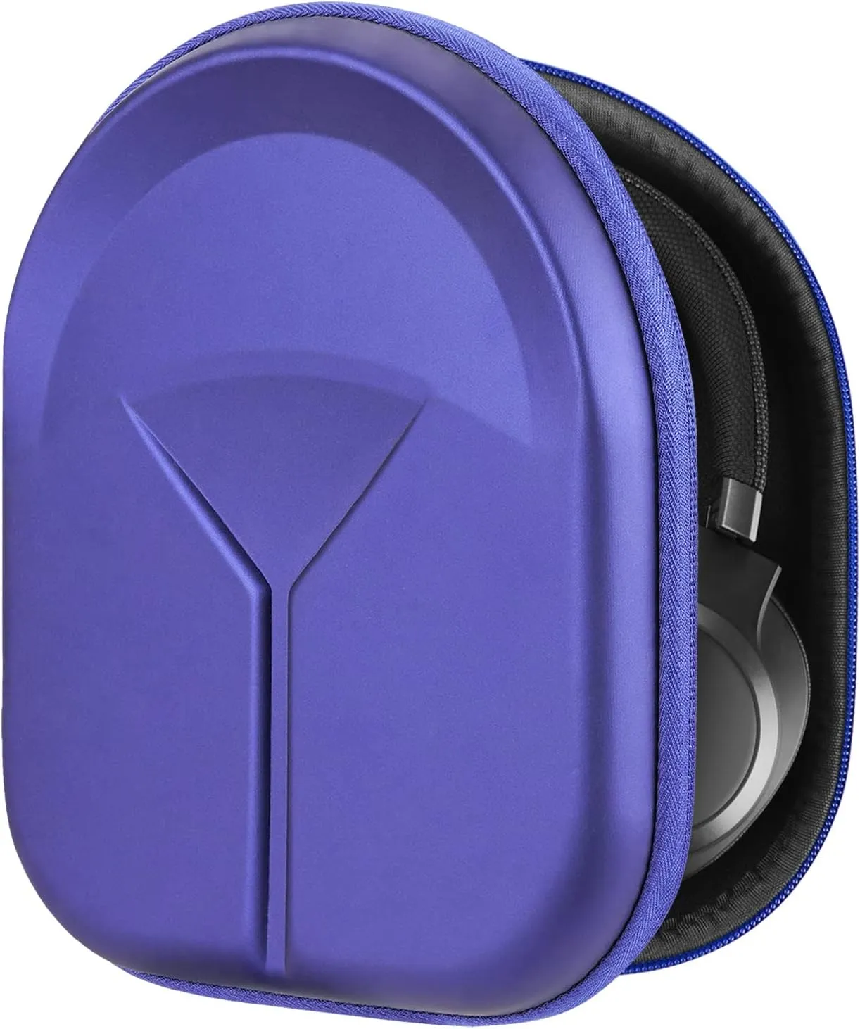 Geekria Shield Headphones Case Compatible with JBL Tune 760NC, 750NC, 720BT, Live 770NC, Replacement Hard Shell Travel Carrying Bag with Cable Storage (Blue)
