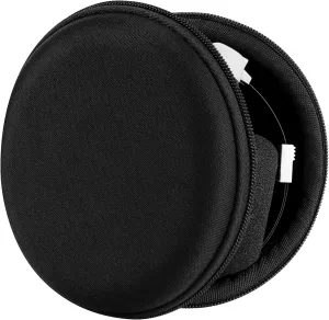 Geekria Shield Headphones Case Compatible with Koss Porta Pro PP, Sony Xperia Ear Duo True, Replacement Hard Shell Travel Carrying Bag (Black)