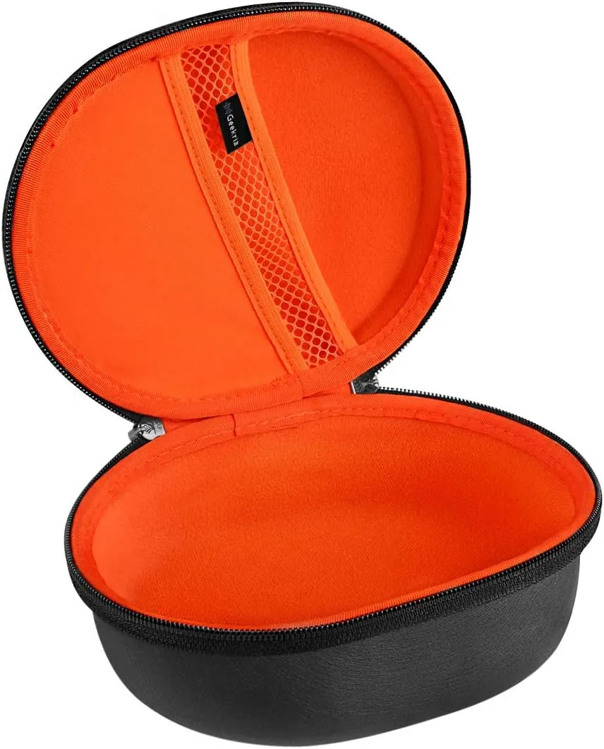 Geekria Shield Headphones Case Compatible with Sennheiser PXC 550-II, HD 450BT/4.50BTNC/4.50 SE/4.50, Replacement Hard Shell Travel Carrying Bag with Cable Storage (Black)