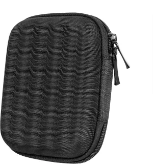 Geekria Shield Headphones Case Compatible with Skullcandy Ink'd , Ink'd 2, Chops Flex in-Ear Sport Earbuds, Replacement Protective Hard Shell Travel Carrying Bag with Cable Storage (Black)