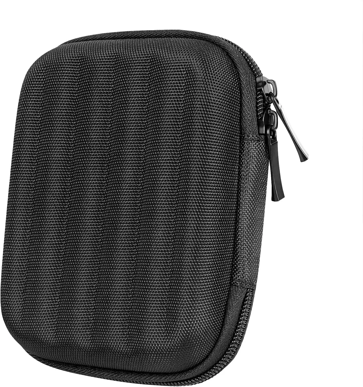 Geekria Shield Headphones Case Compatible with Skullcandy Ink'd , Ink'd 2, Chops Flex in-Ear Sport Earbuds, Replacement Protective Hard Shell Travel Carrying Bag with Cable Storage (Black)