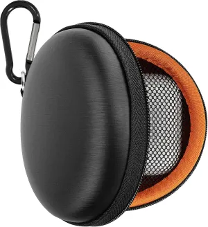 Geekria Shield Headphones Case for in-Ear Headphones, Replacement Hard Shell Travel Carrying Bag with Cable Storage, Compatible with JayBird, Bose SoundSport, Jabra Headsets (Black)