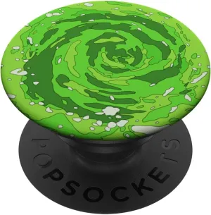 Green Cartoon Portal PopSockets PopGrip: Swappable Grip for Phones & Tablets PopSockets Adhesive PopGrip