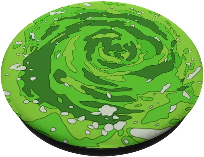 Green Cartoon Portal PopSockets PopGrip: Swappable Grip for Phones & Tablets PopSockets Adhesive PopGrip