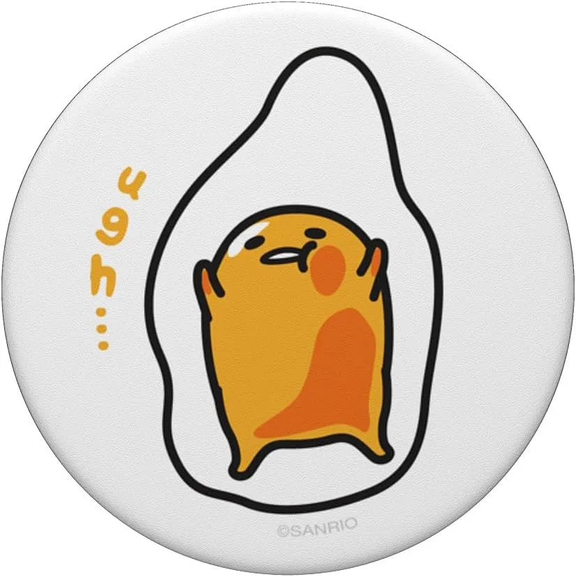 Gudetama Lazy Egg Ugh PopSockets Stand for Smartphones and Tablets PopSockets Adhesive PopGrip