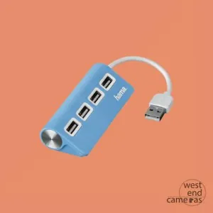 Hama USB 2.0 Blue Hub 1:4 - FREE POST