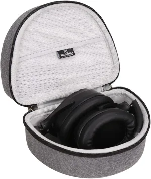 Hard Travel Case for Skullcandy Crusher Evo Over-Ear Headphones/HROEENOI JZ02 Headphones/Anker Soundcore Life Q20 Noise Cancelling Headphones (Case Only)