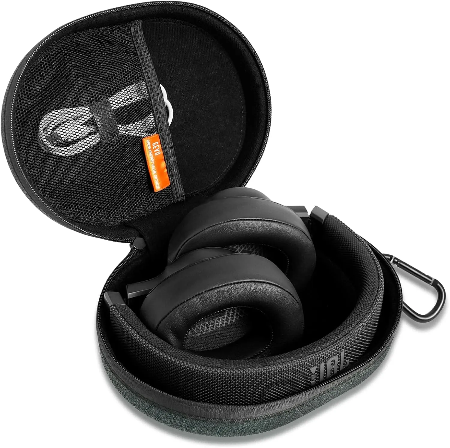 Headphone Case for JBL/Skullcandy/Sennheiser/Beats/Anker Wireless Headphones, Hard Organizer Portable Carry Travel Cover Storage Bag