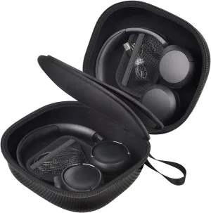 Headphone Headset Case Compatible with JBL Tune 510BT 720BT/ Sony WH-CH 720N/WH-CH520/ for Soundcore/for TOZO Etc, Double-Sided Headphone Storage for 2 Headphones -Black