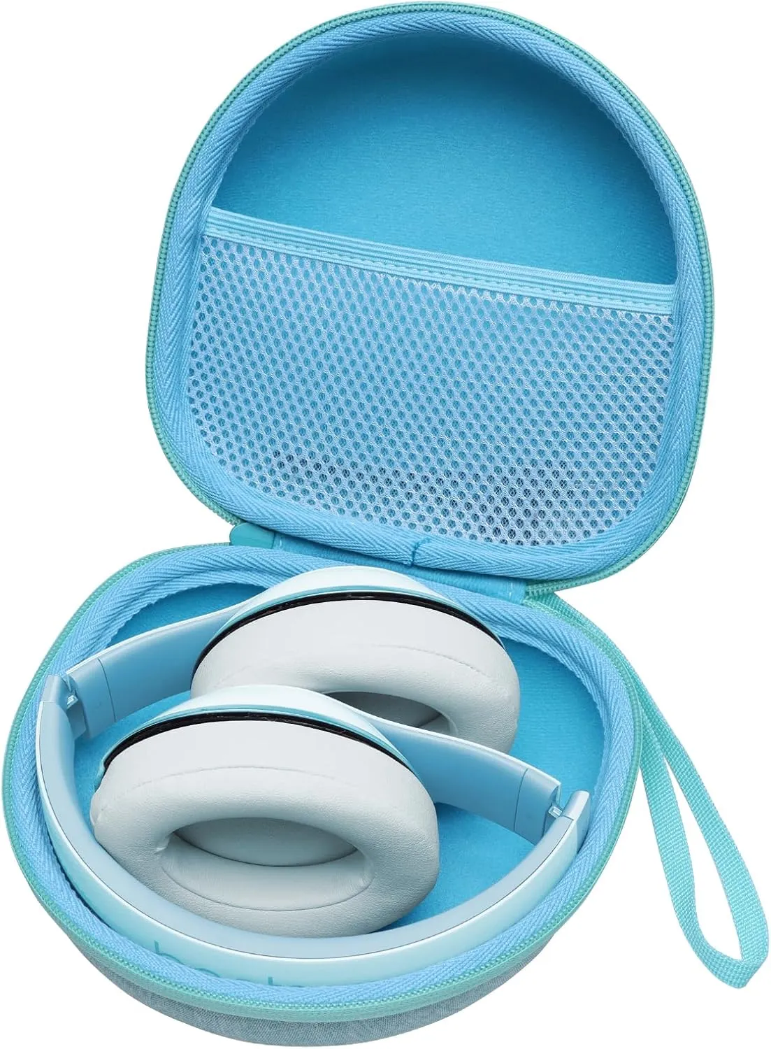 Headphone Headset Case for Beats/JBL/JLab/TOZO/BERIBES/Picun/KVIDIO Noise Cancelling Over-Ear Foldable Headphones(Mint Green)