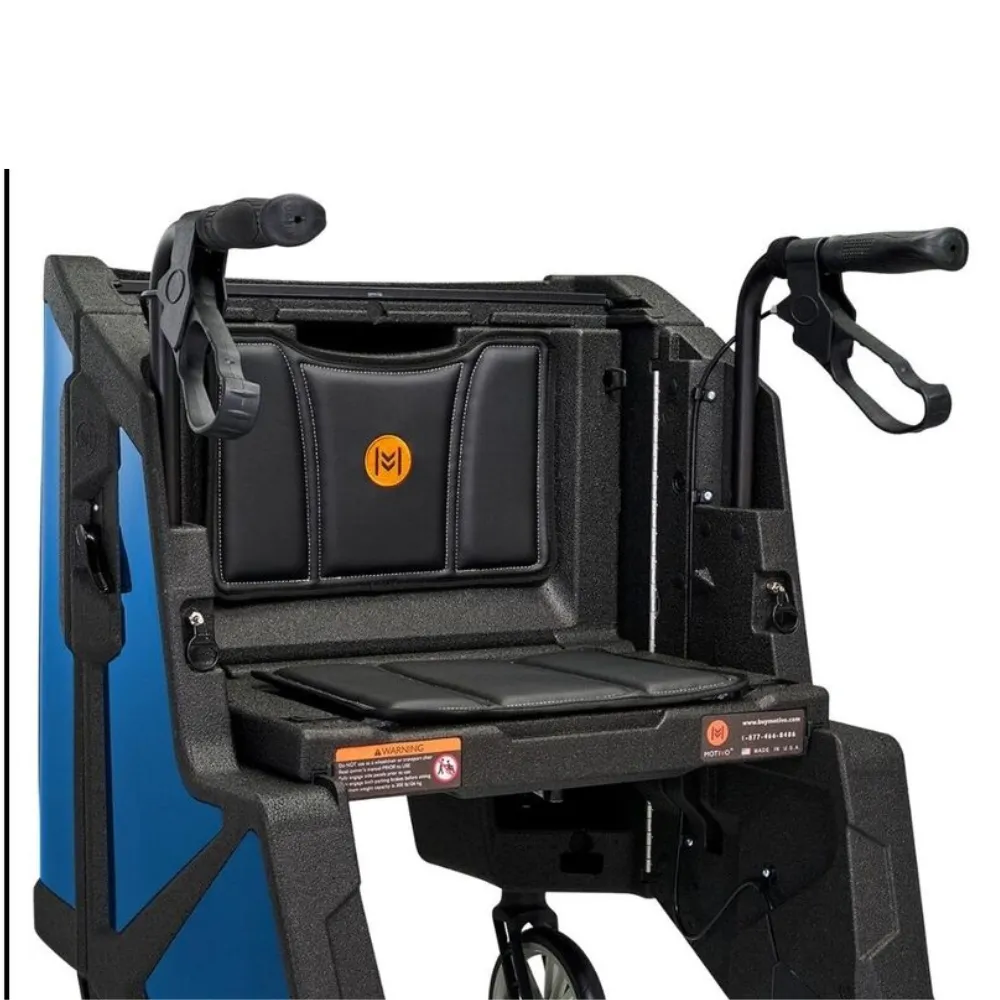 Heavy Duty 4 Wheel Elderly Mobility Walker Rollator With Seat