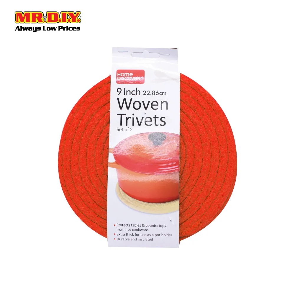HOME DISCOVERY Woven Trivets 30011 - 2pcs