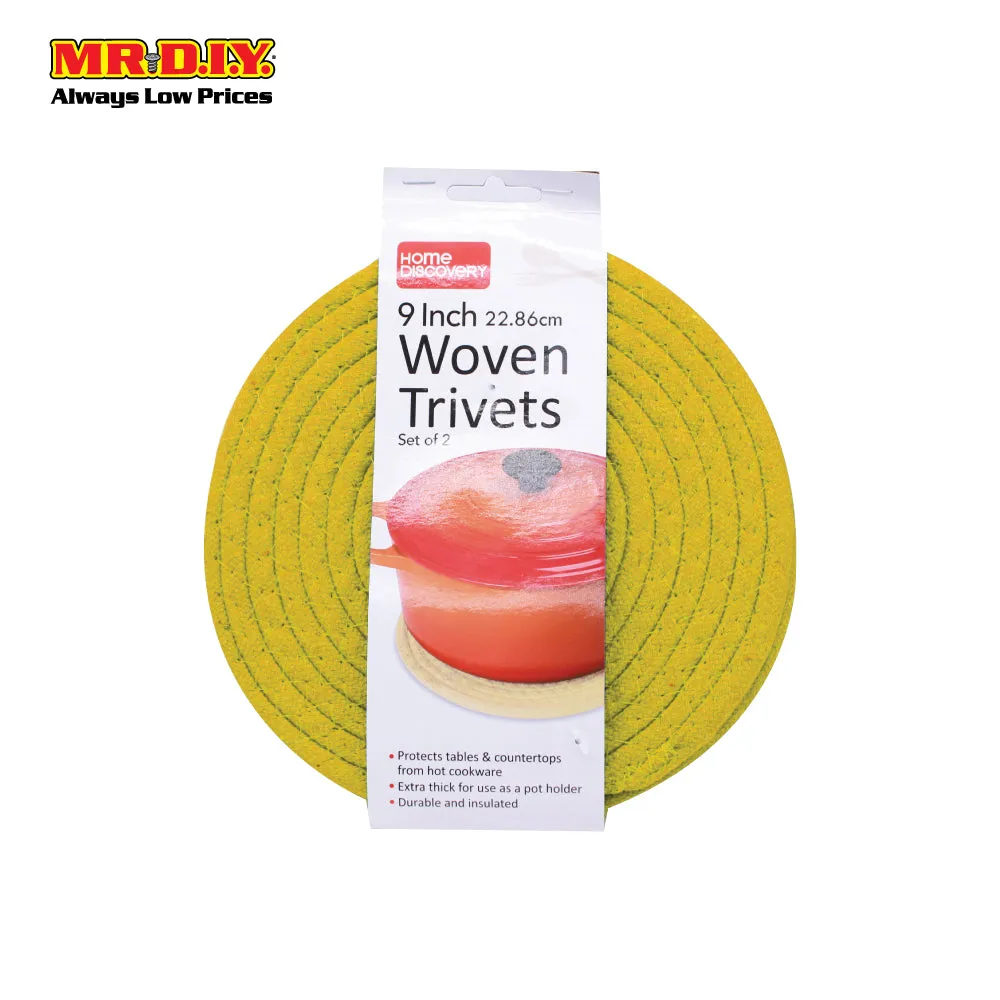 HOME DISCOVERY Woven Trivets 30011 - 2pcs