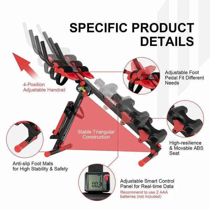 Home Indoor Compact Folding Portable Rowing Machine