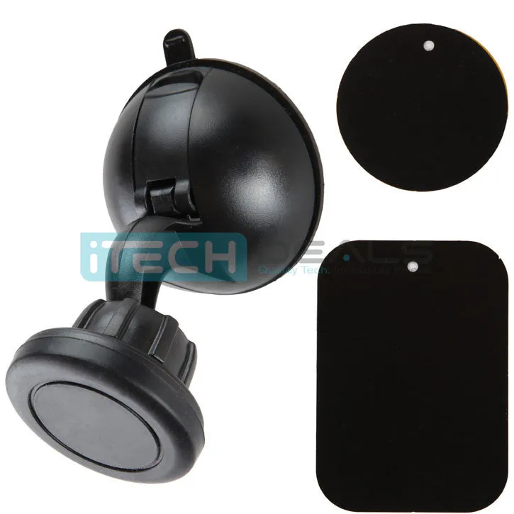 iTD Gear Magnetic Windshield Car Mount Holder for iPhone & Android